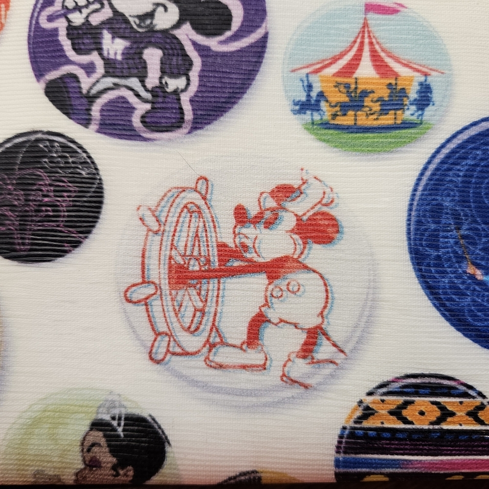Dooney & Bourke vintage Disney Character Buttons Crossbody Bag - Picture 5 of 9